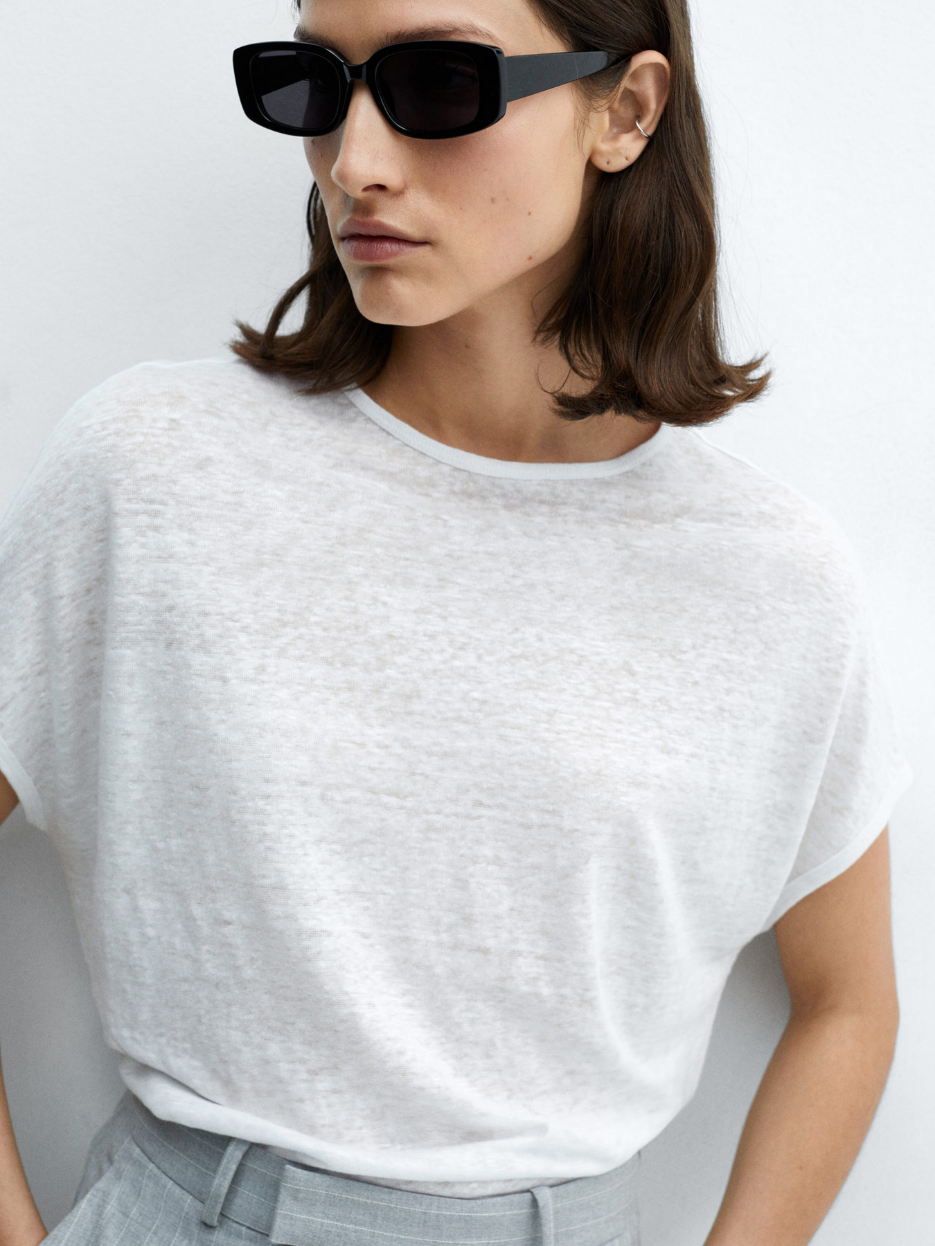 Футболка MANGO Lint модель 67006317_1 Фото