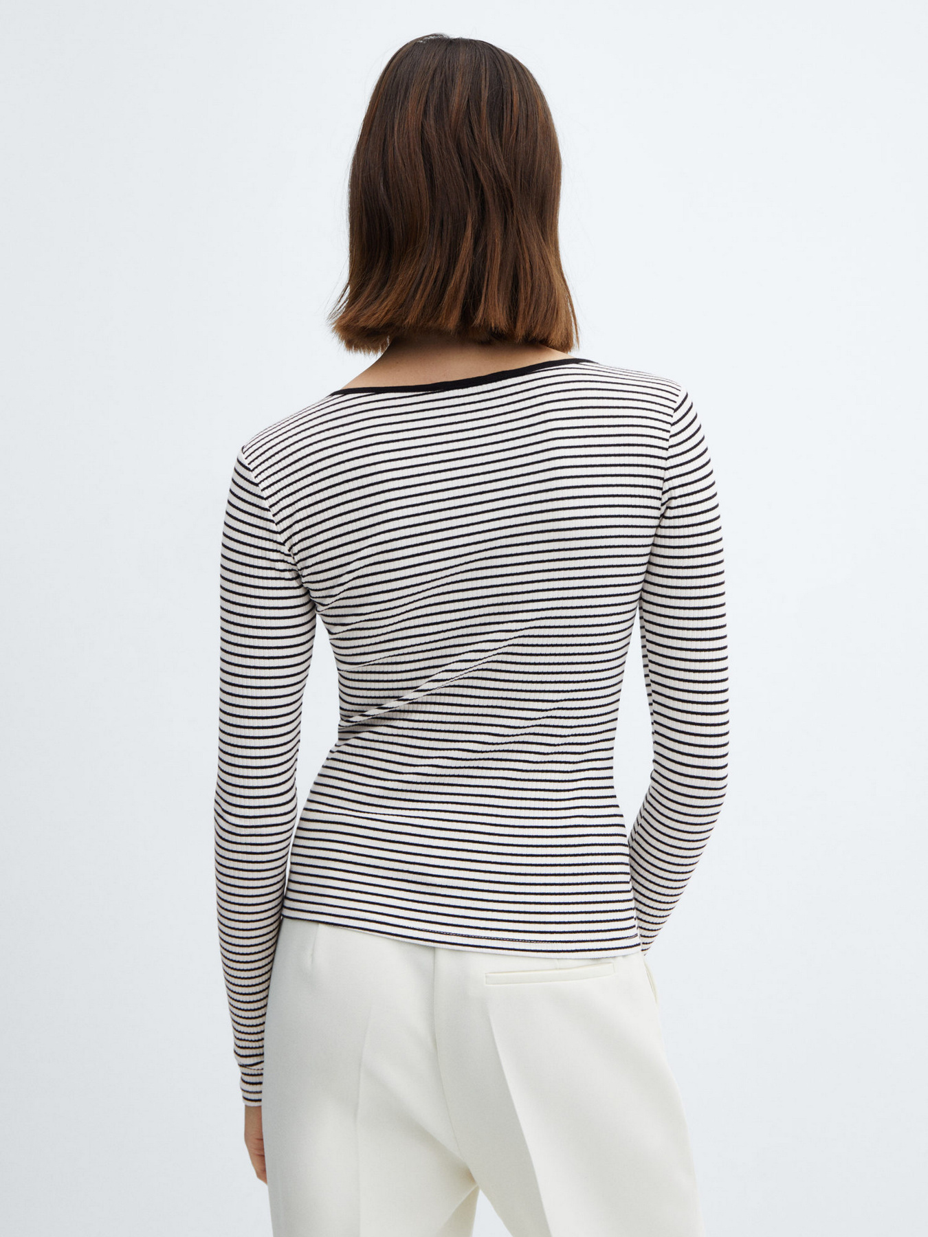 Лонгслив MANGO Eros модель 67024785_2 Фото