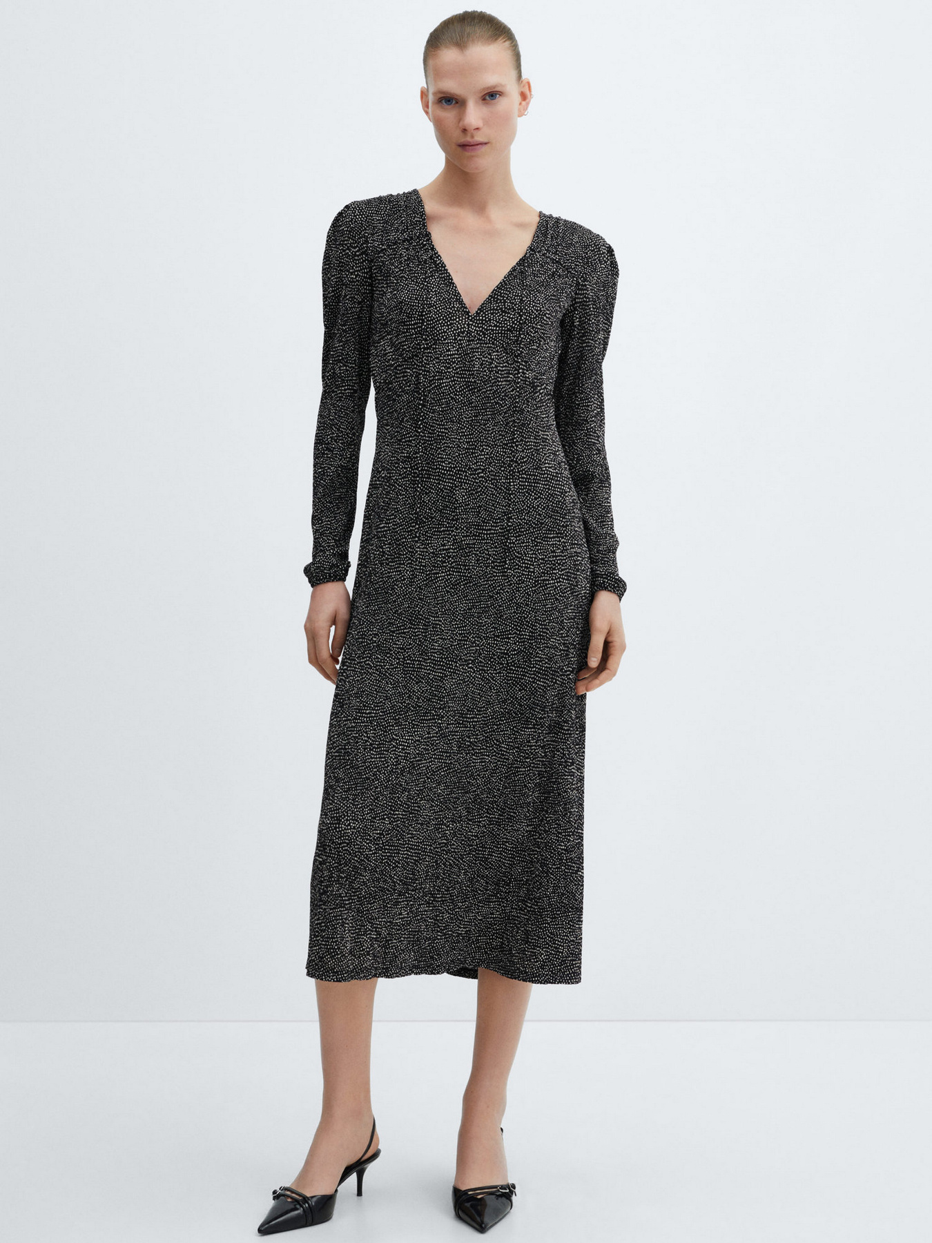 Сукня міді MANGO Pomelo модель 67024788_99 Фото