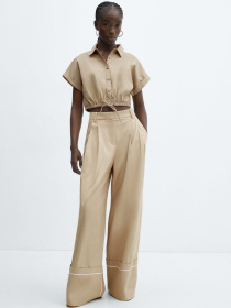 Штани палаццо MANGO Deia модель 67025755_9 Фото