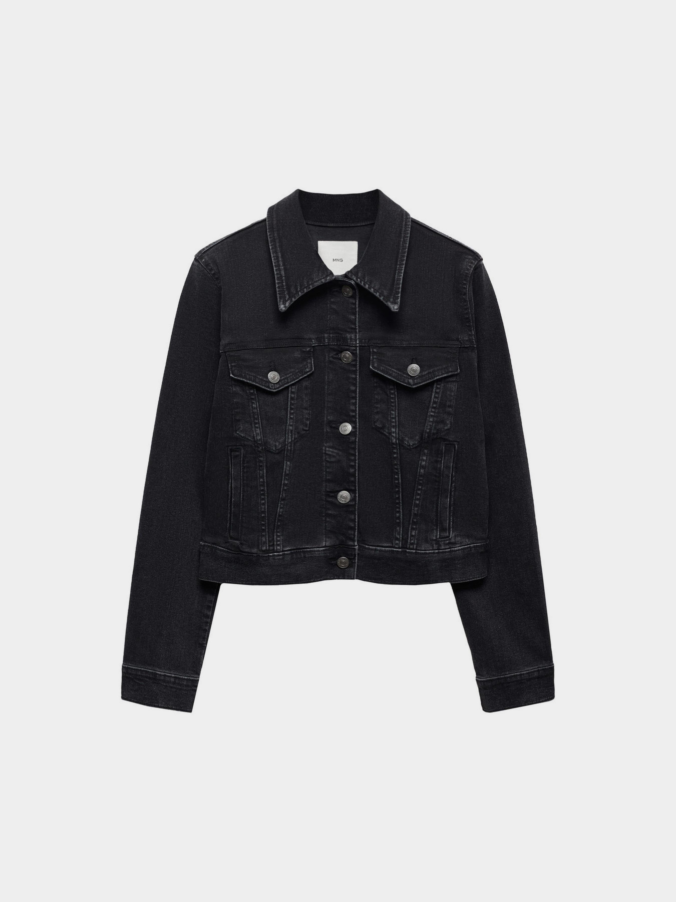 Джинсовая куртка MANGO Vicky модель 67035735_TN Фото