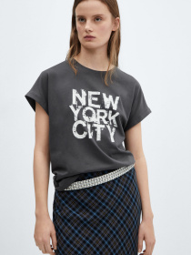 Футболка MANGO Ilustra модель 67035745_95 Фото