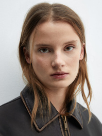 Шкіряна куртка MANGO Napoli модель 67044787_30 Шкіряна куртка MANGO Napoli модель 67044787_30 Фото