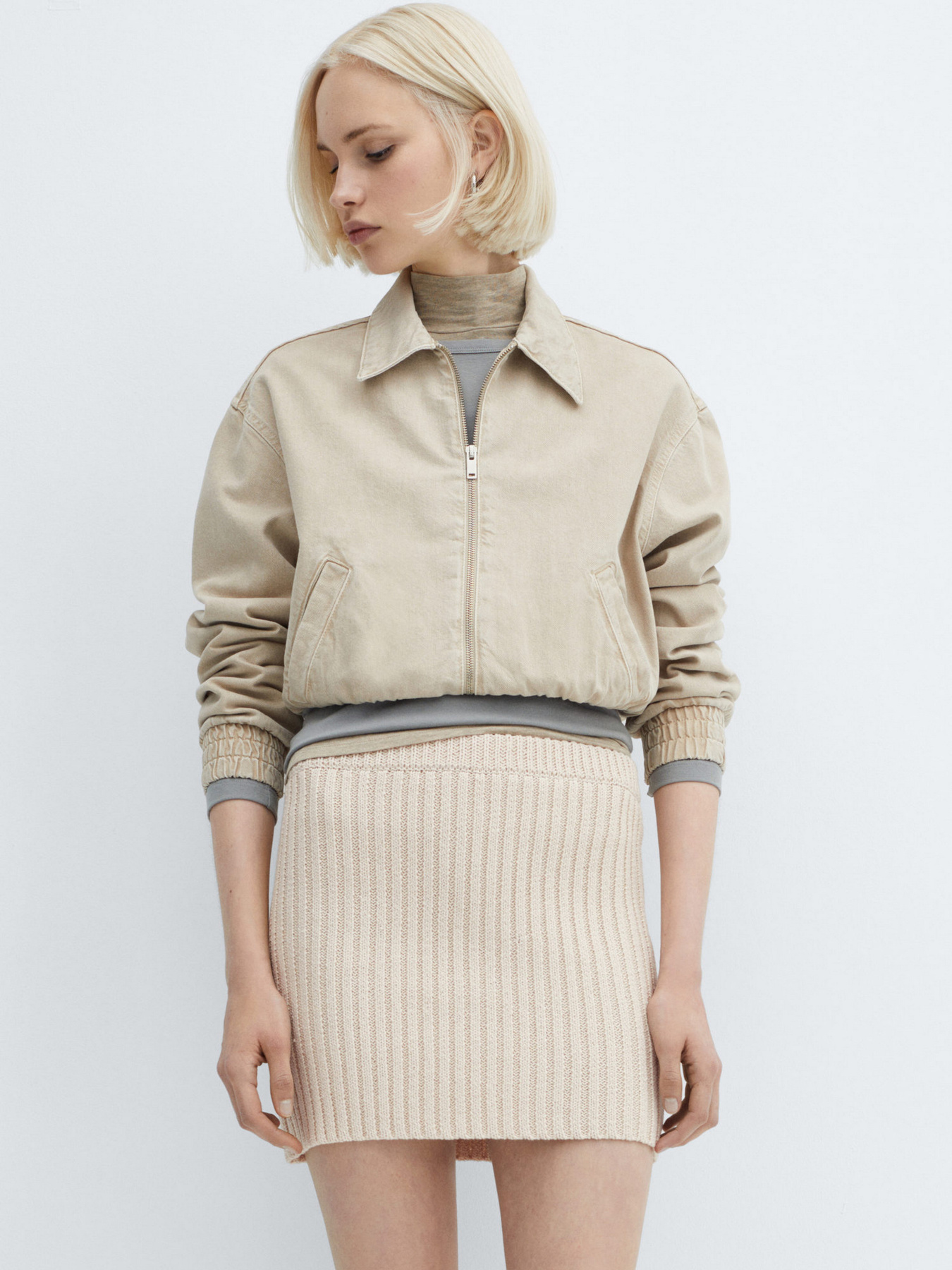 Юбка мини MANGO Bahamas модель 67045740_8 Фото