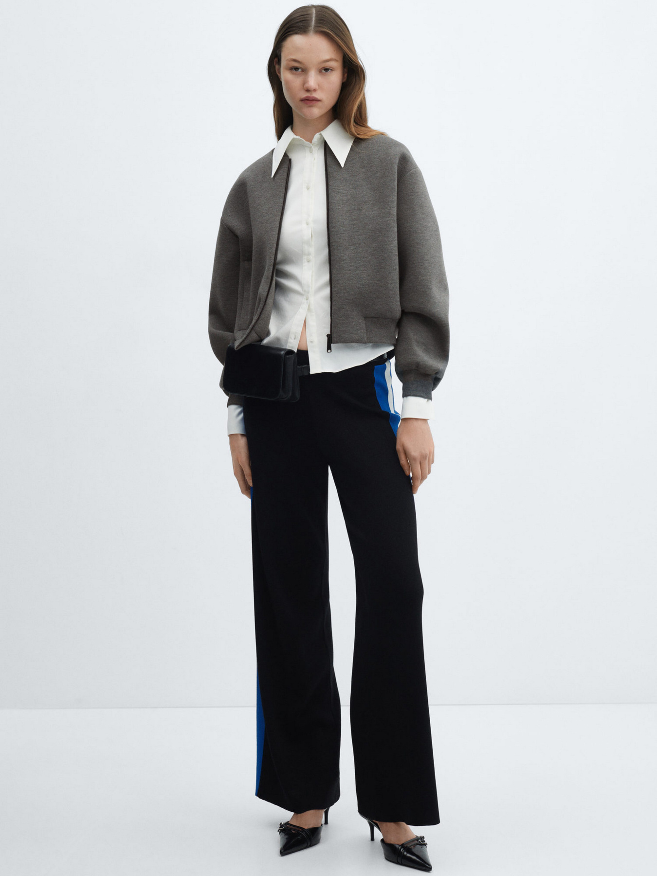 Бомбер MANGO Linkin модель 67045749_94 Фото