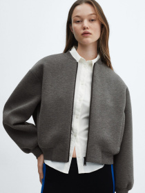 Бомбер MANGO Linkin модель 67045749_94 Фото