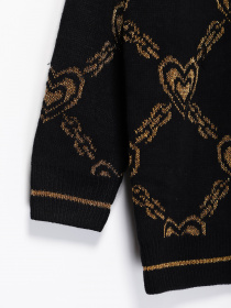 Джемпер Monki модель 0450294_чорний з золотим Фото