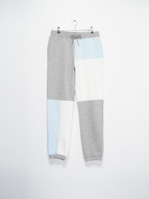 Штаны спортивные Monki модель 09626353_сірий комб. Фото