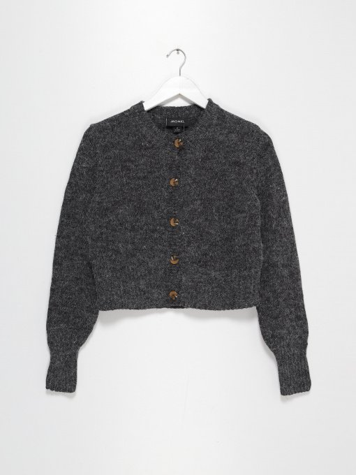 Кардиган Monki модель 0693035_т.сірий комб. Фото