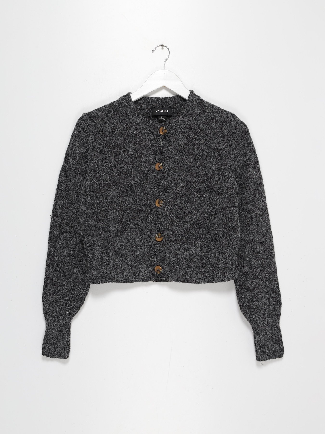 Кардиган Monki модель 0693035_т.сірий комб. Фото