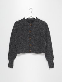 Кардиган Monki модель 0693035_т.сірий комб. Фото