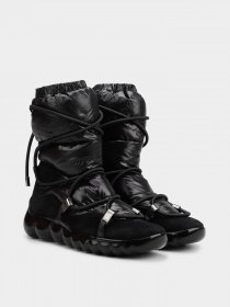 Сапоги дутики Moncler модель 1211210_чорний Фото