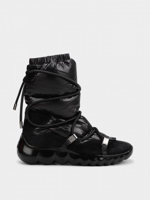 Сапоги дутики Moncler модель 1211210_чорний Фото