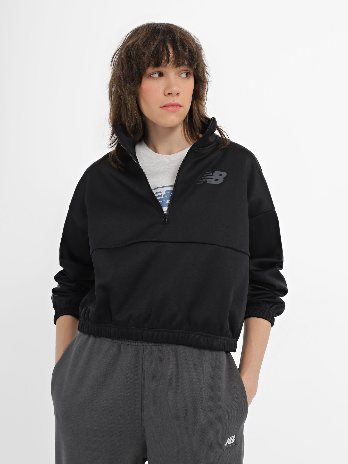 Кофта New Balance Performance модель WT33187BK Фото