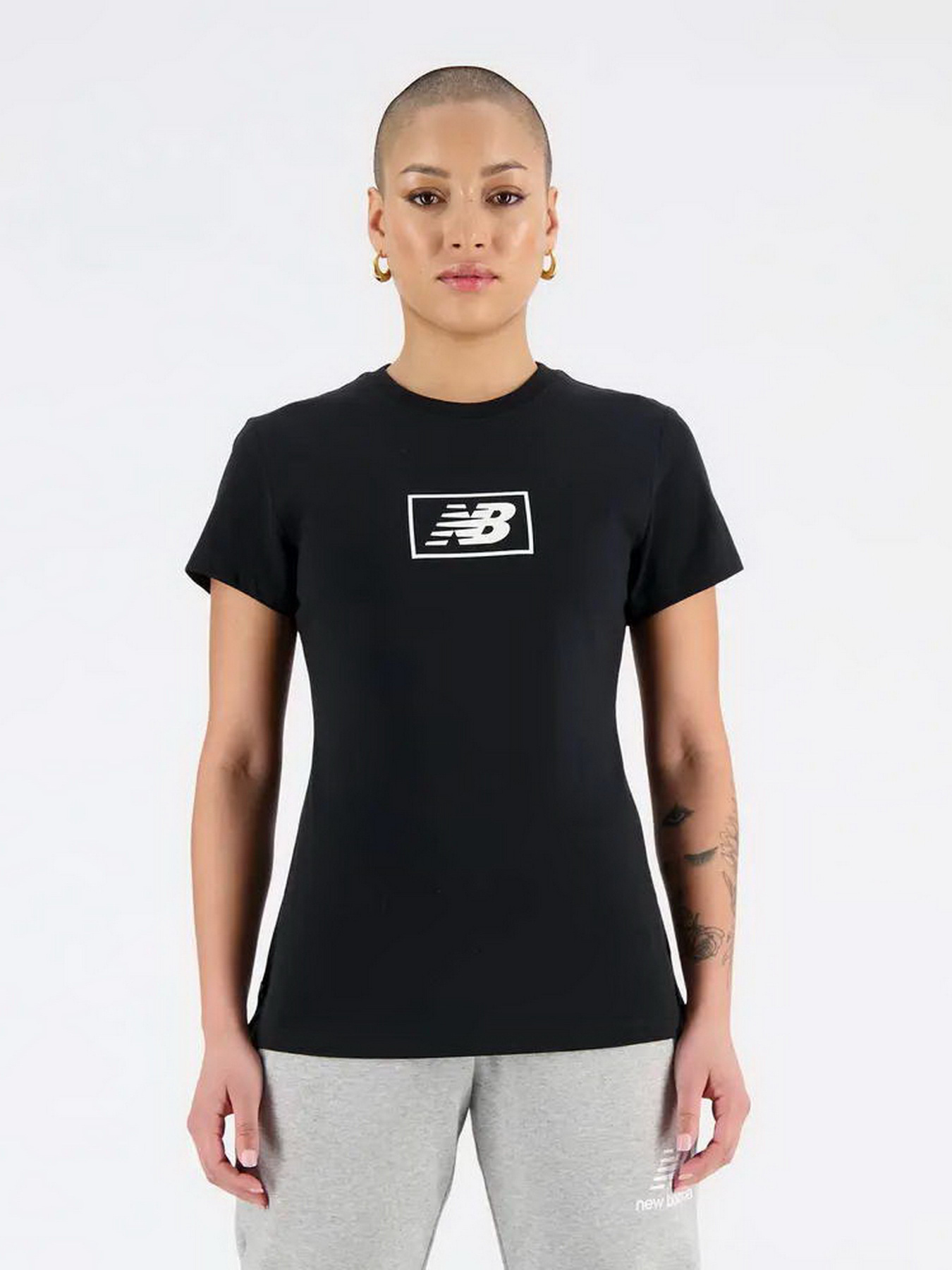 Футболка New Balance Essentials Jersey Athletic Fit модель WT33515BK Фото