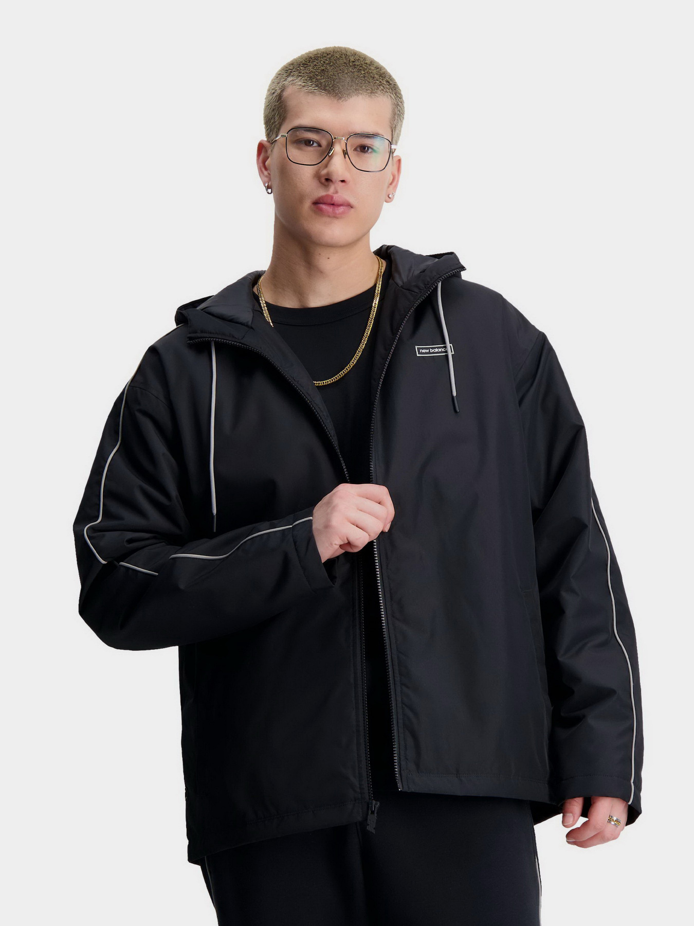 Демісезонна куртка New Balance Essentials Winter Padded модель MJ33537BK Фото