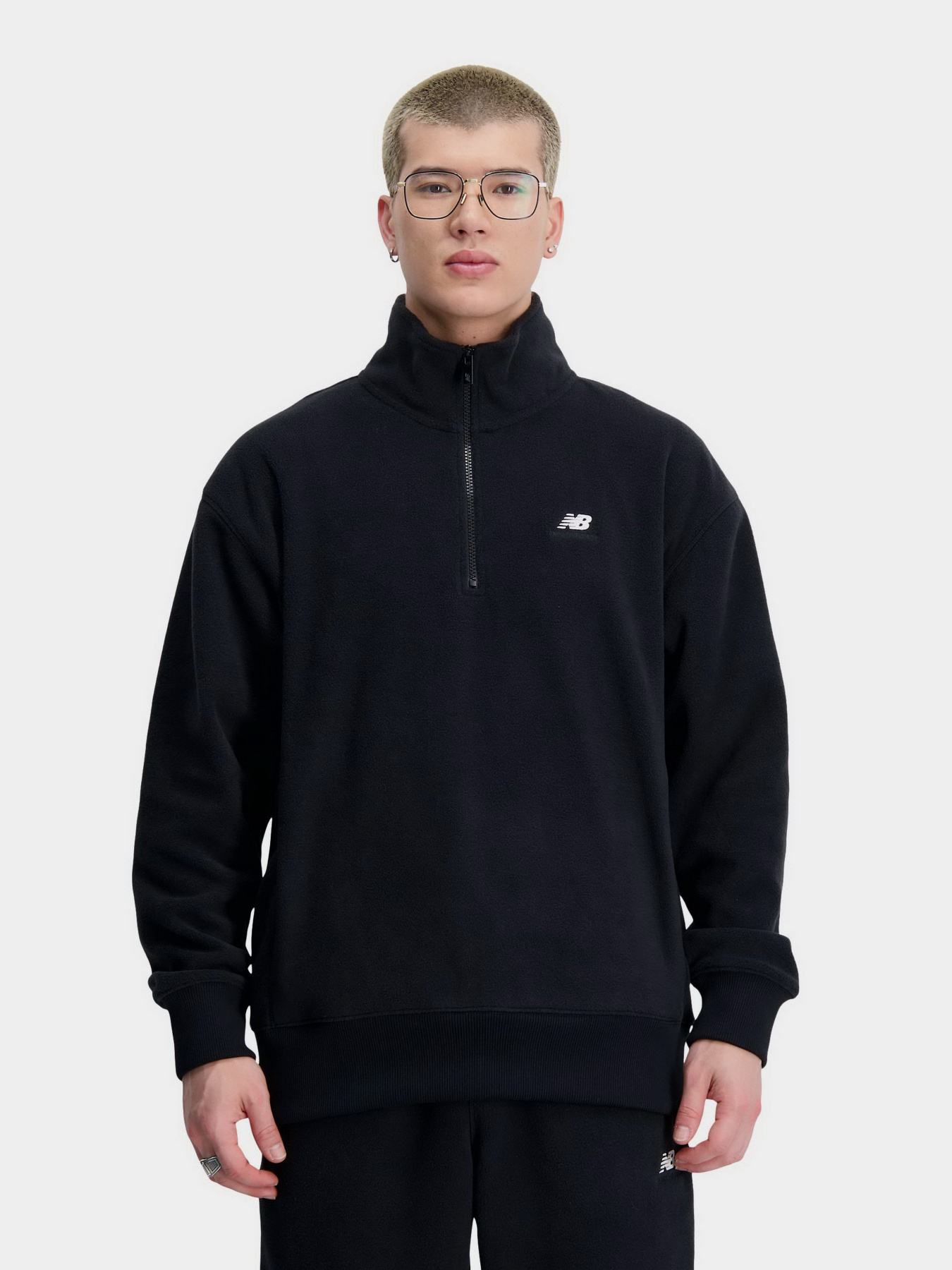 Кофта New Balance Athletics Polar Fleece модель MT33542BK Фото