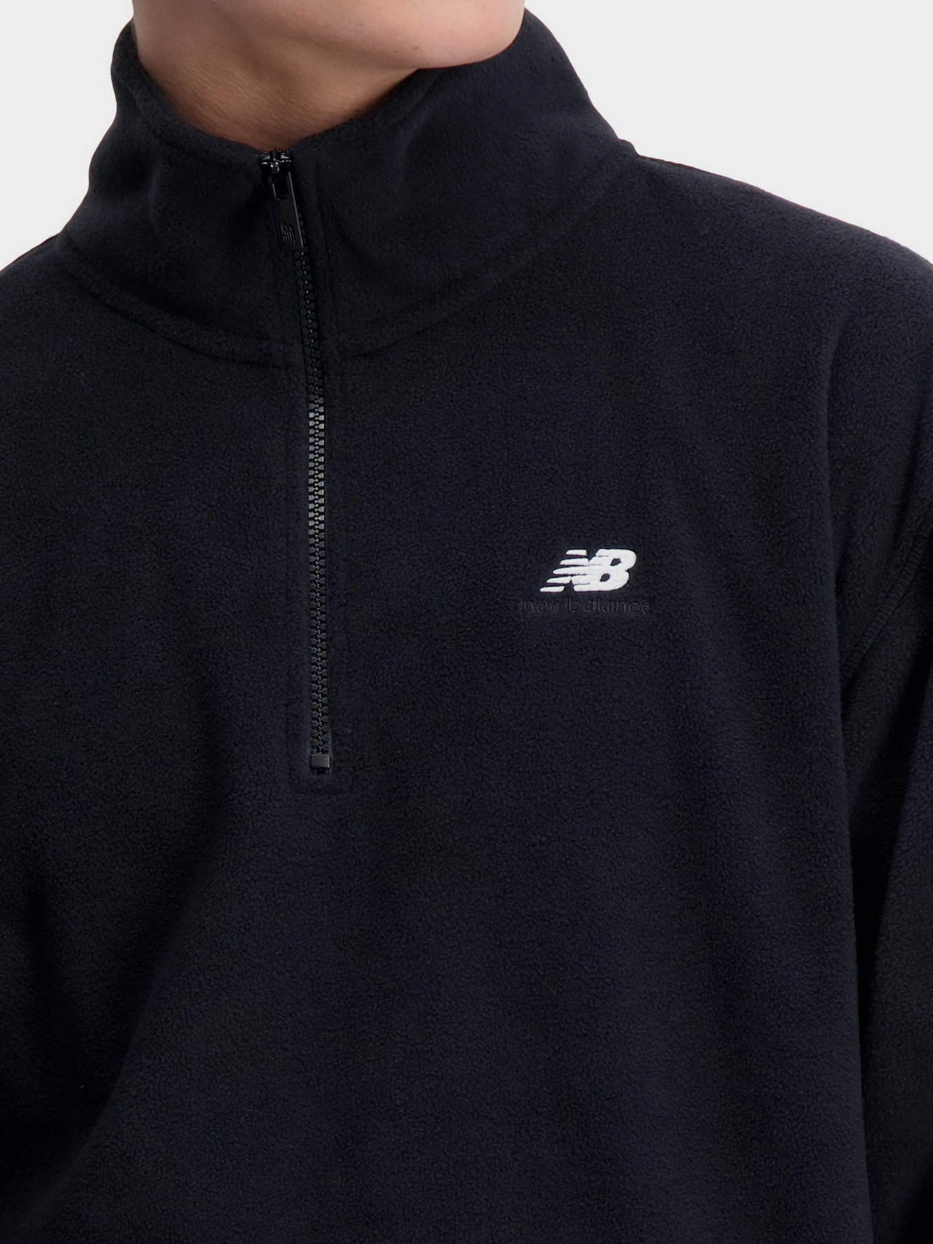 Кофта New Balance Athletics Polar Fleece модель MT33542BK Кофта New Balance Athletics Polar Fleece модель MT33542BK Фото