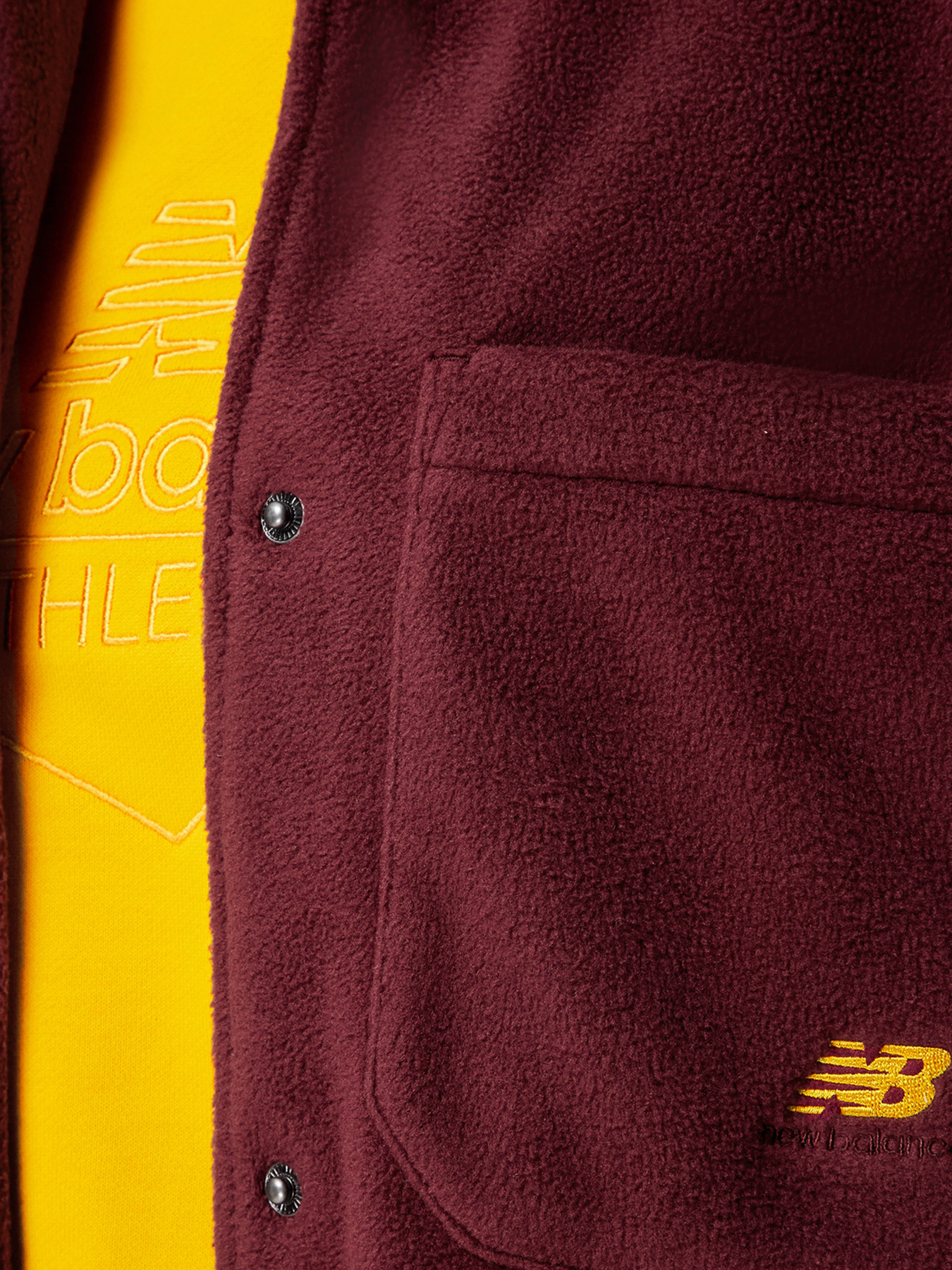 Куртка-рубашка New Balance Athletics Polarfleece модель WJ33513NBY Фото