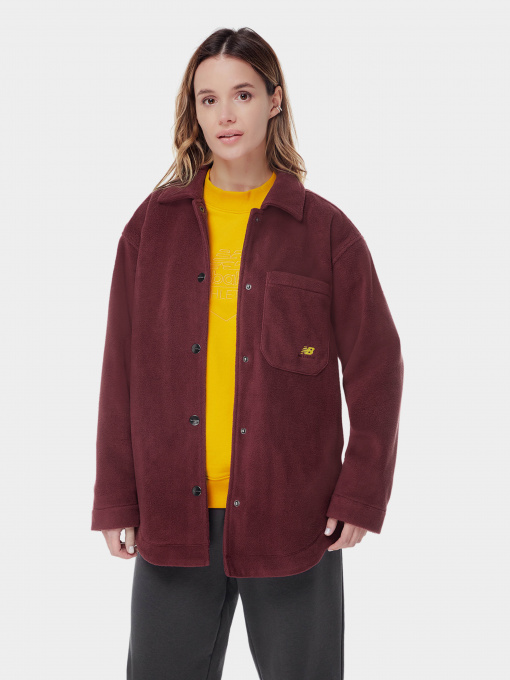 Куртка-рубашка New Balance Athletics Polarfleece модель WJ33513NBY Фото