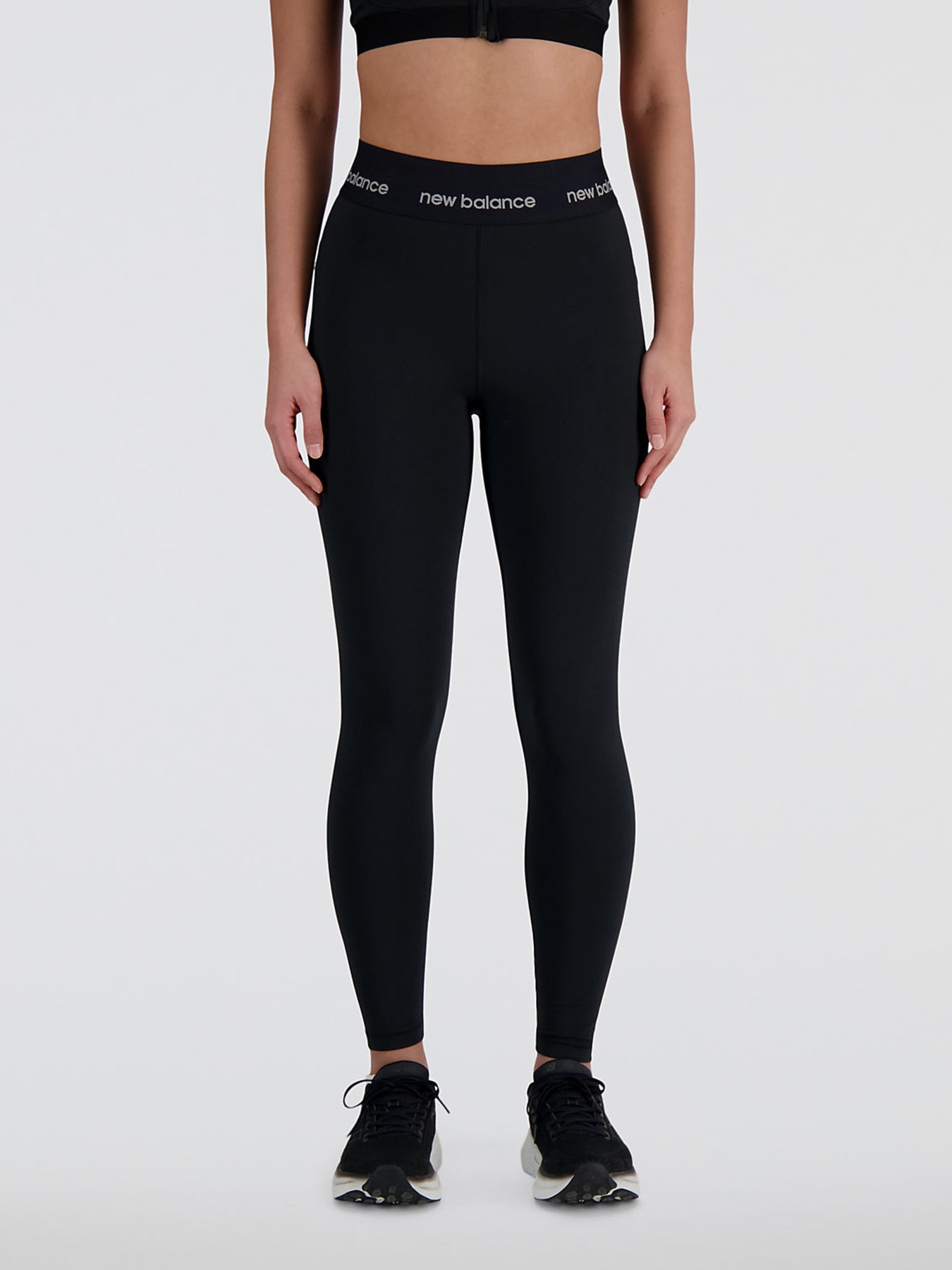 Спортивные леггинсы New Balance SLEEK модель WP41177BK Фото