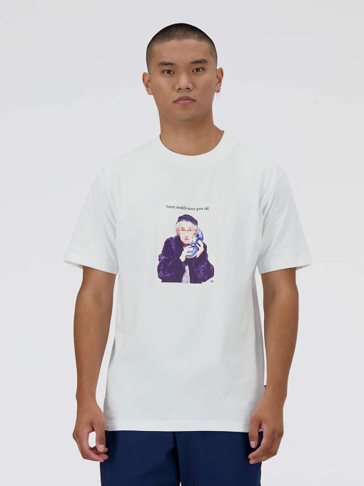 Футболка New Balance ATHLETICS GRAPHICS модель MT41548WT Фото