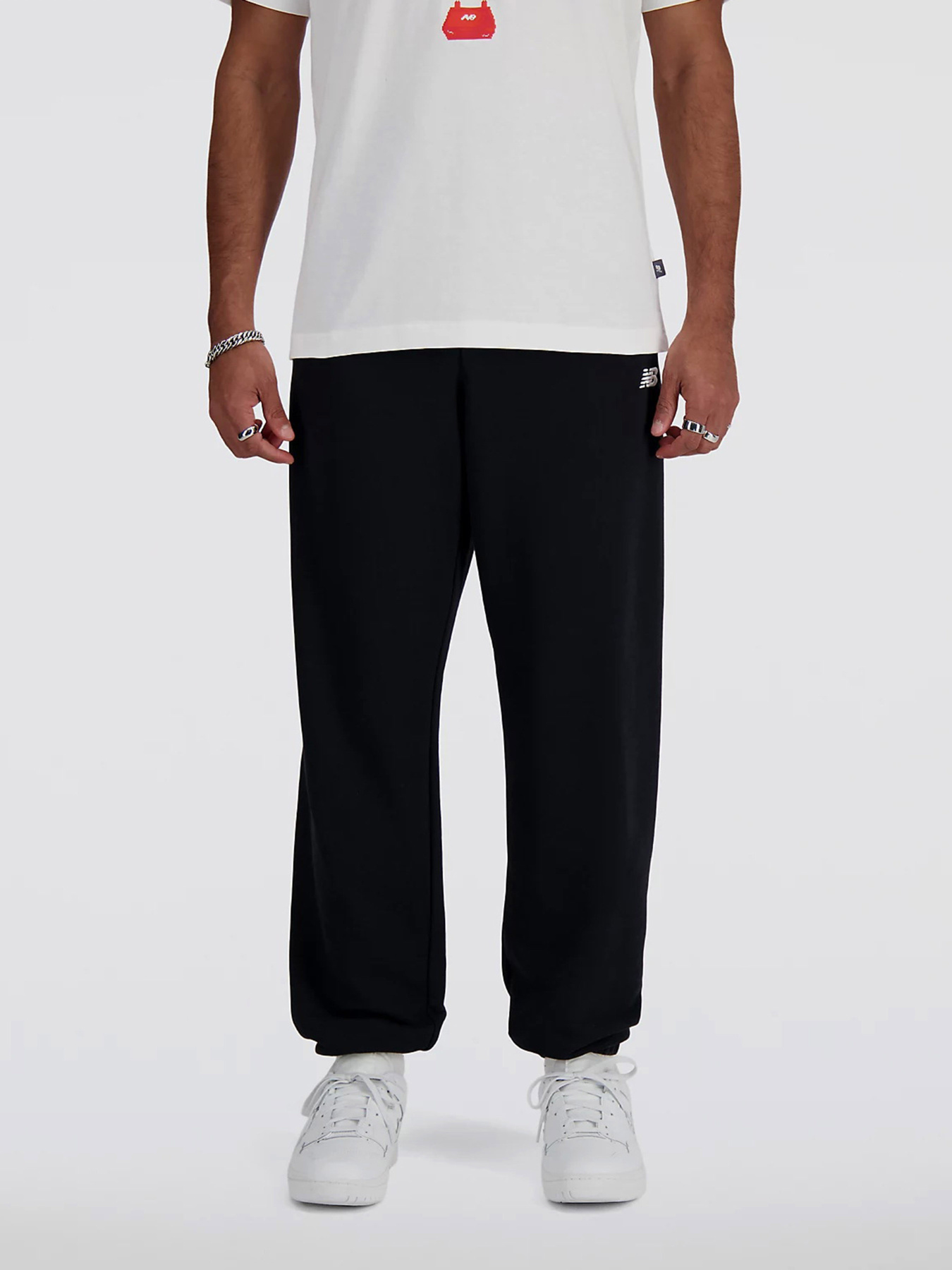 Спортивні штани New Balance SMALL LOGO модель MP41519BK Фото