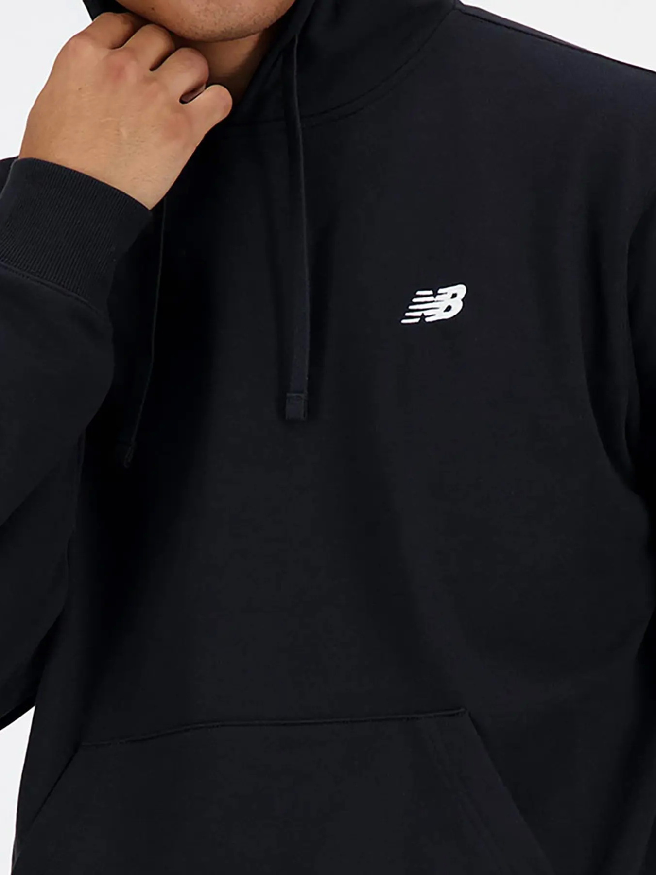 Худі New Balance SMALL LOGO модель MT41508BK Худі New Balance SMALL LOGO модель MT41508BK Фото