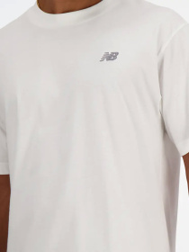 Спортивна футболка New Balance SMALL LOGO модель MT41509WT Фото