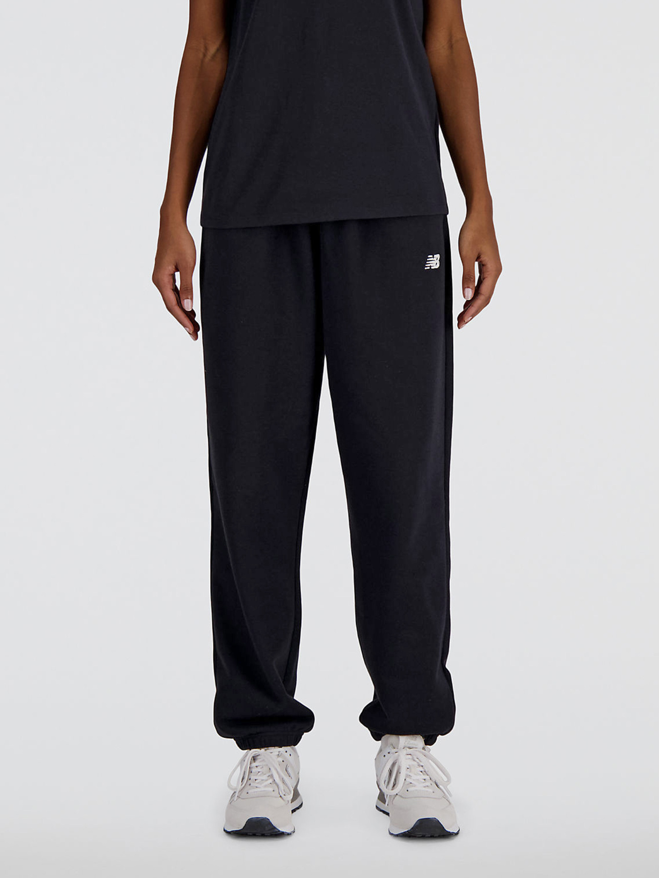 Штаны спортивные New Balance Small Logo модель WP41500BK Фото