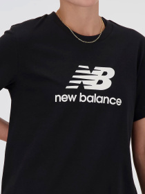 Футболка New Balance STACKED LOGO модель WT41502BK Фото