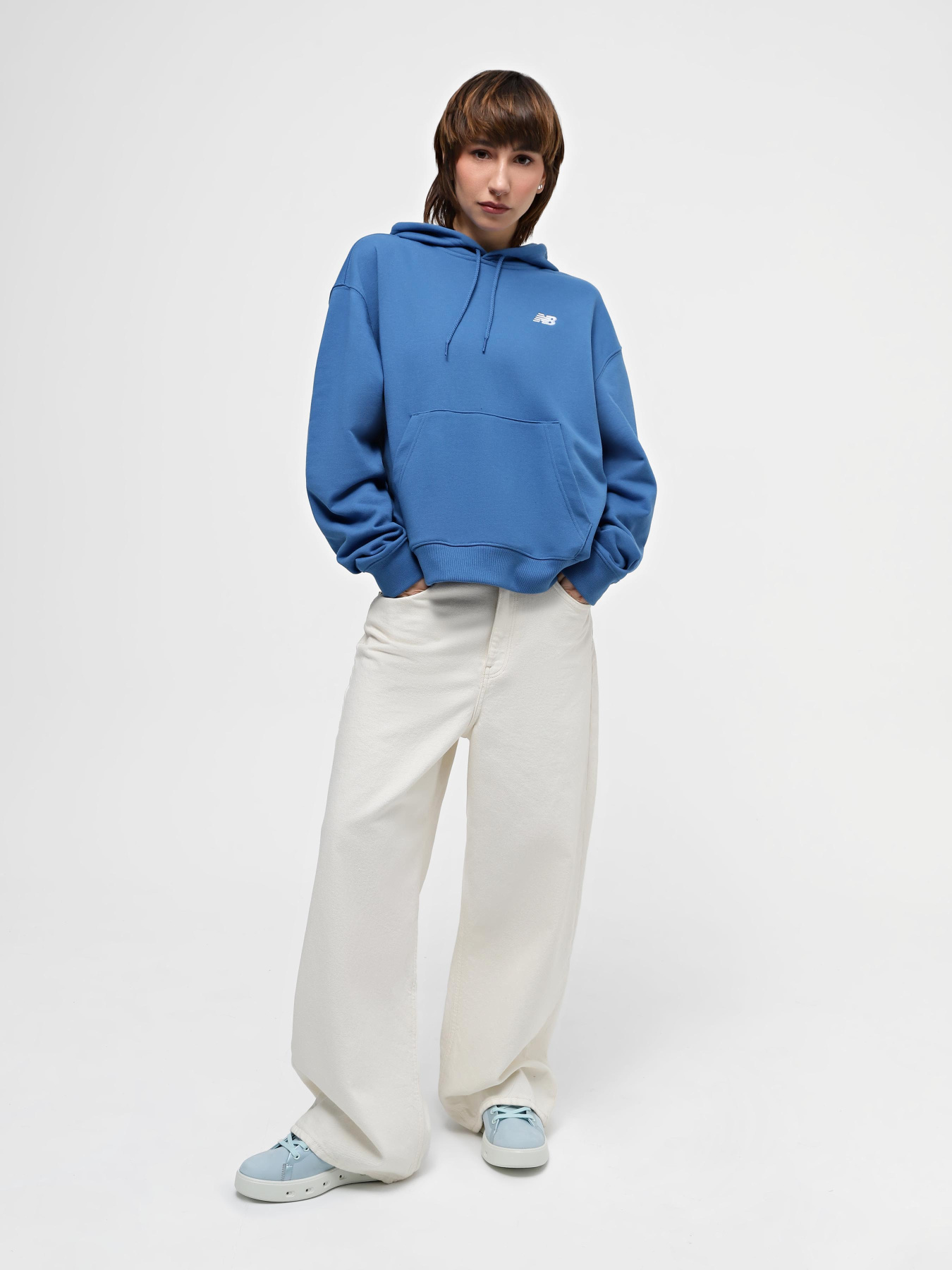 Худи New Balance Small Logo модель WT41507BEU Фото