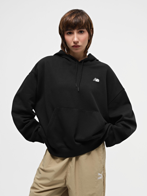 Худи New Balance Small Logo модель WT41507BK Фото