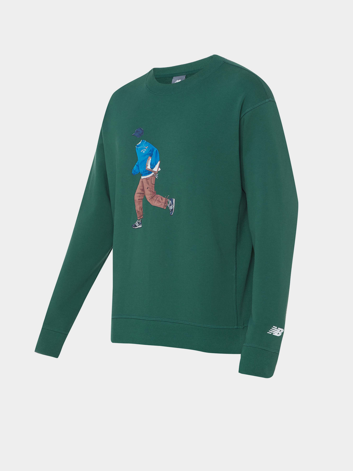 Свитшот New Balance Athletics Graphics модель MT41538NWG Фото