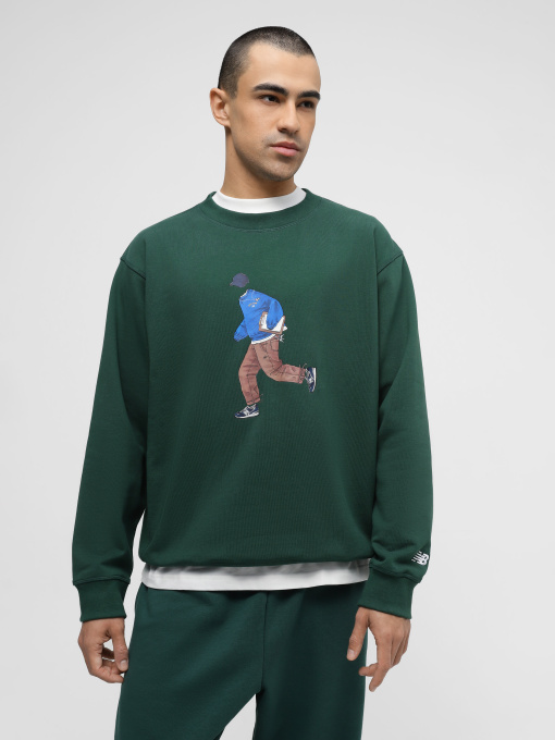 Світшот New Balance Athletics Graphics модель MT41538NWG Фото