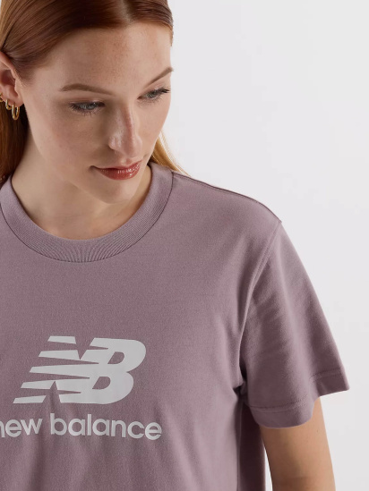 Футболка New Balance Sport Essentials Jersey Logo модель WT41502ICW — фото 4 - INTERTOP