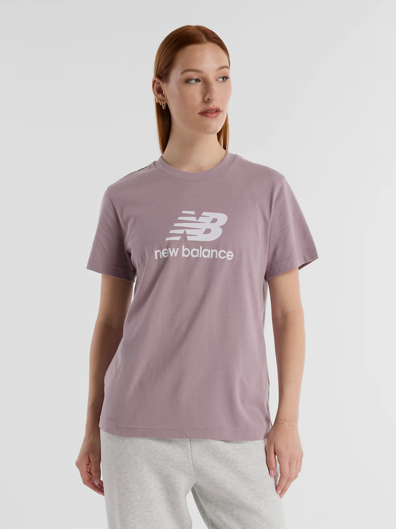 Футболка New Balance SPORT ESSENTIALS JERSEY LOGO модель WT41502ICW Фото