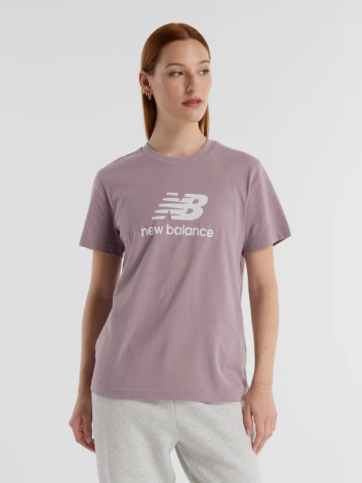 Футболка New Balance SPORT ESSENTIALS JERSEY LOGO модель WT41502ICW Фото