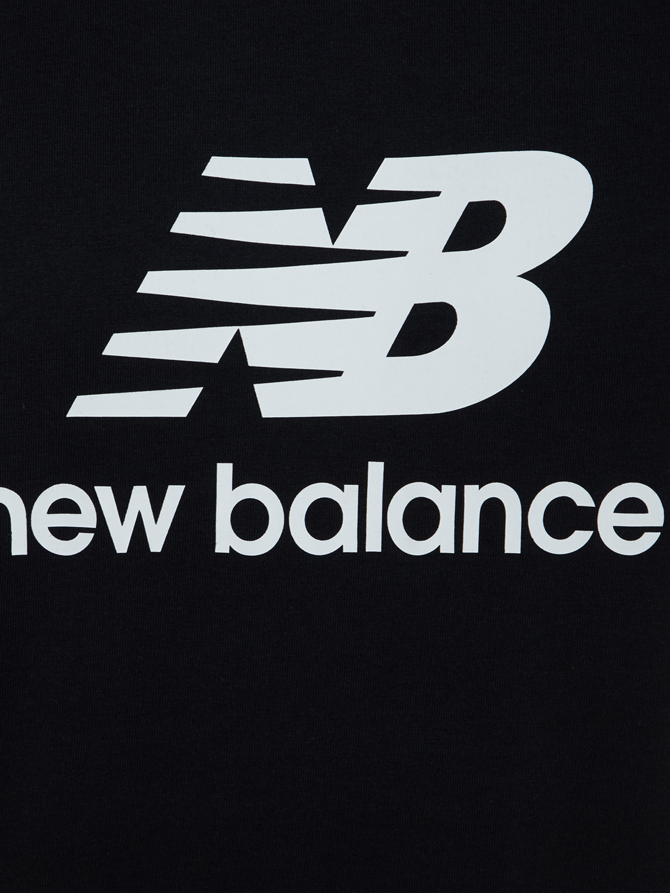 Футболка New Balance Stacked Logo модель MT41502BK Фото