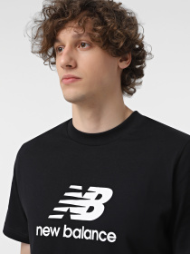 Футболка New Balance STACKED LOGO модель MT41502BK Фото