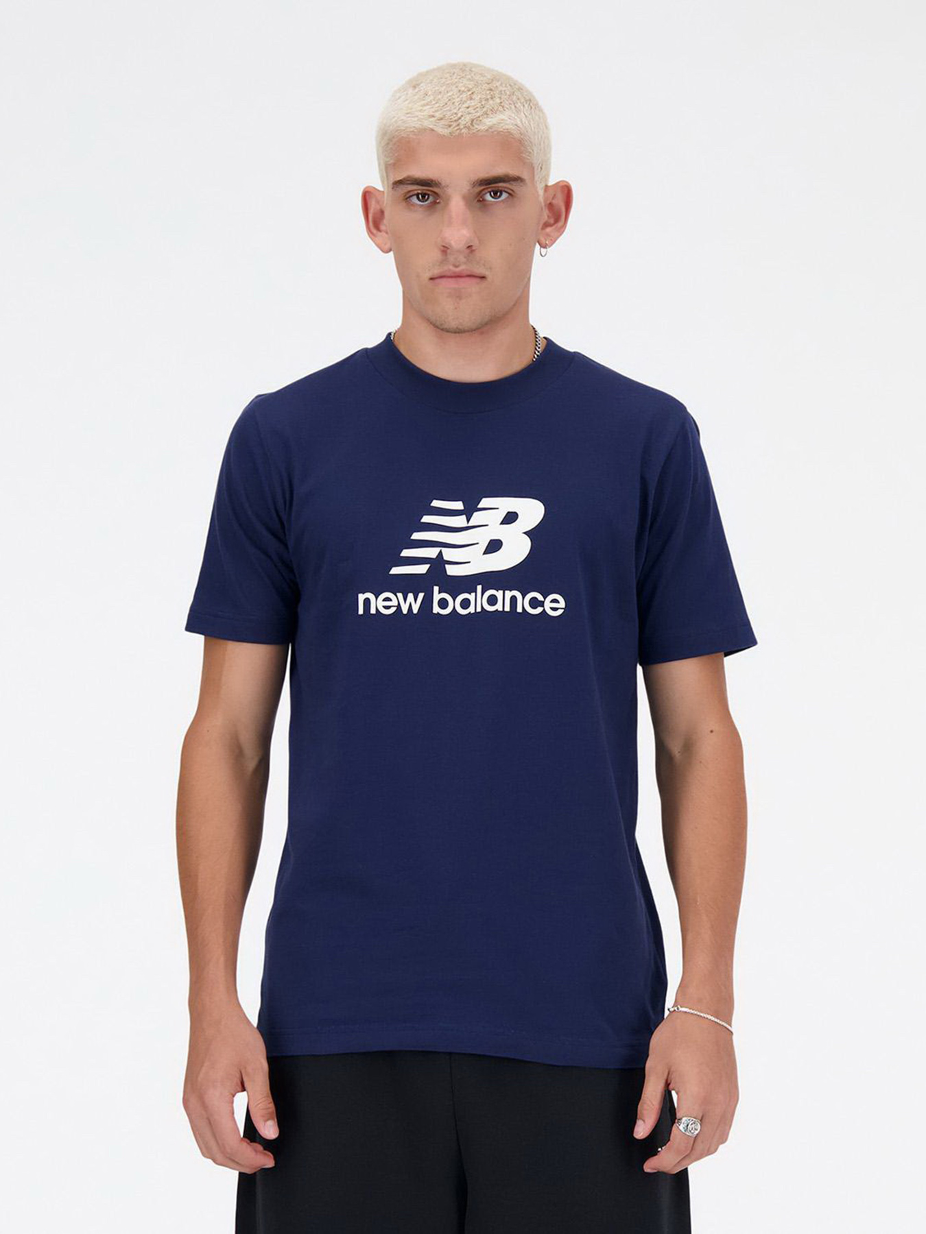 Футболка New Balance STACKED LOGO модель MT41502NNY Фото