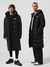Зимова куртка New Balance BENCH LONG DOWN модель MJ231054BK Фото