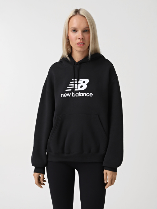 Худи New Balance ESSENTIALS FLEECE модель WT41506BK Фото