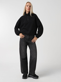 Кофта спортивная New Balance Polar Fleece HZ модель WT43529BK Фото