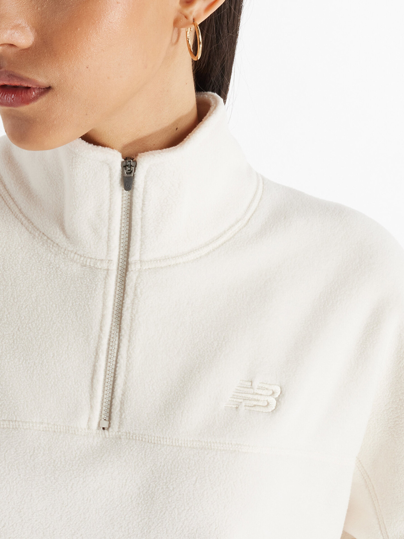 Спортивная кофта New Balance POLAR FLEECE HZ модель WT43529LIN Фото