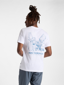 Футболка New Balance Shine модель MT43568WT Фото