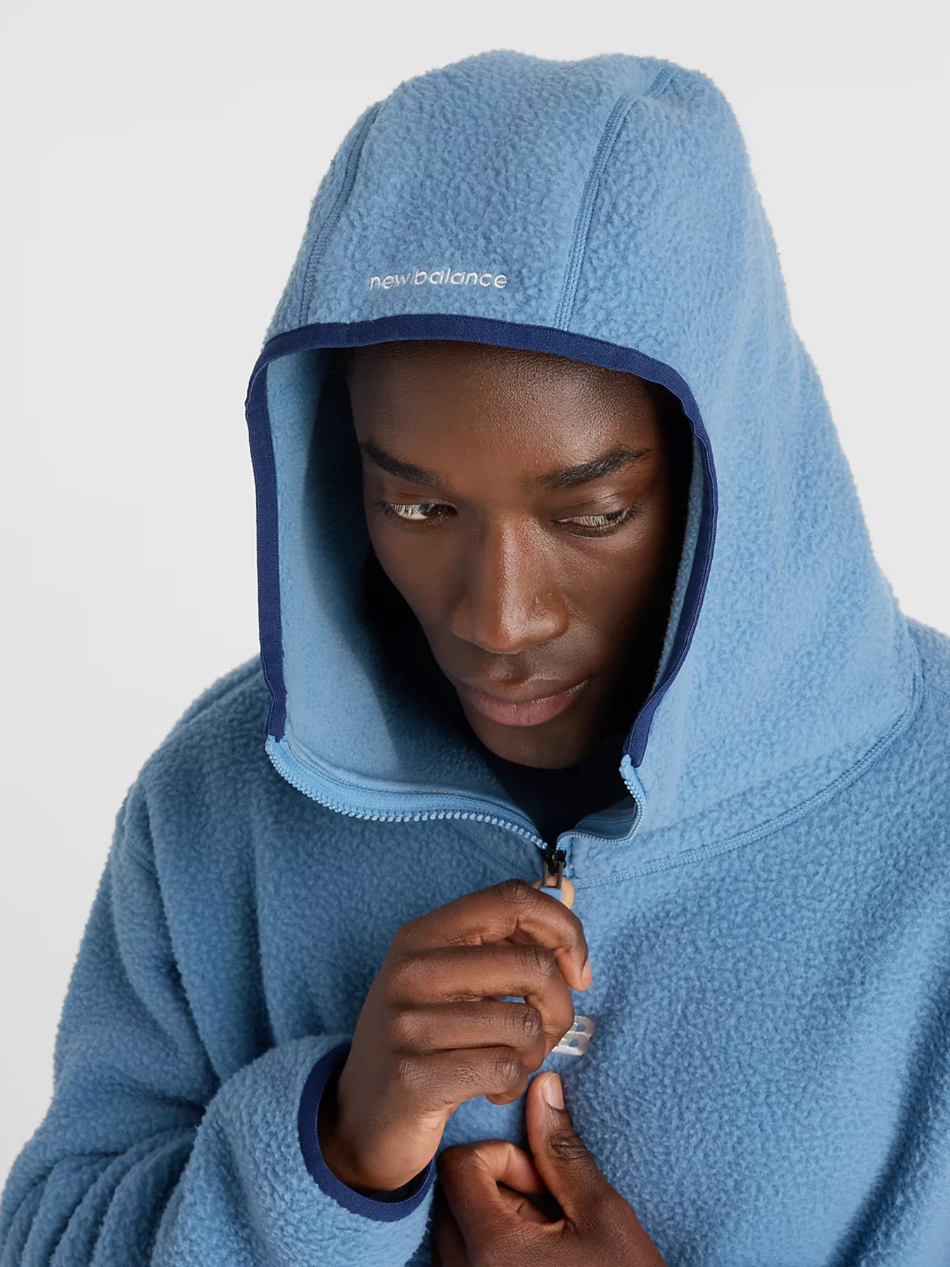 Худи New Balance All Day Sherpa модель MT44584HEB Фото