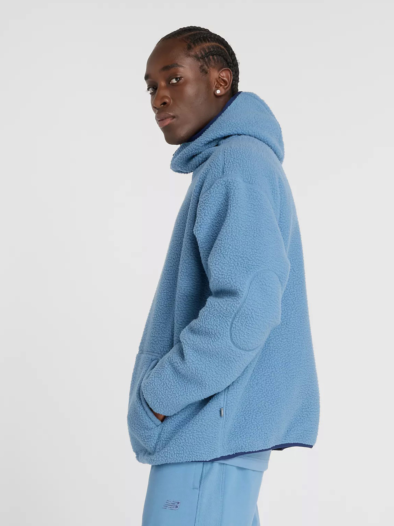 Худі New Balance ALL DAY SHERPA модель MT44584HEB Худі New Balance ALL DAY SHERPA модель MT44584HEB Фото