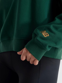 Свитшот New Balance Athletics French Terry Crest Crew модель WT43553NWG Фото