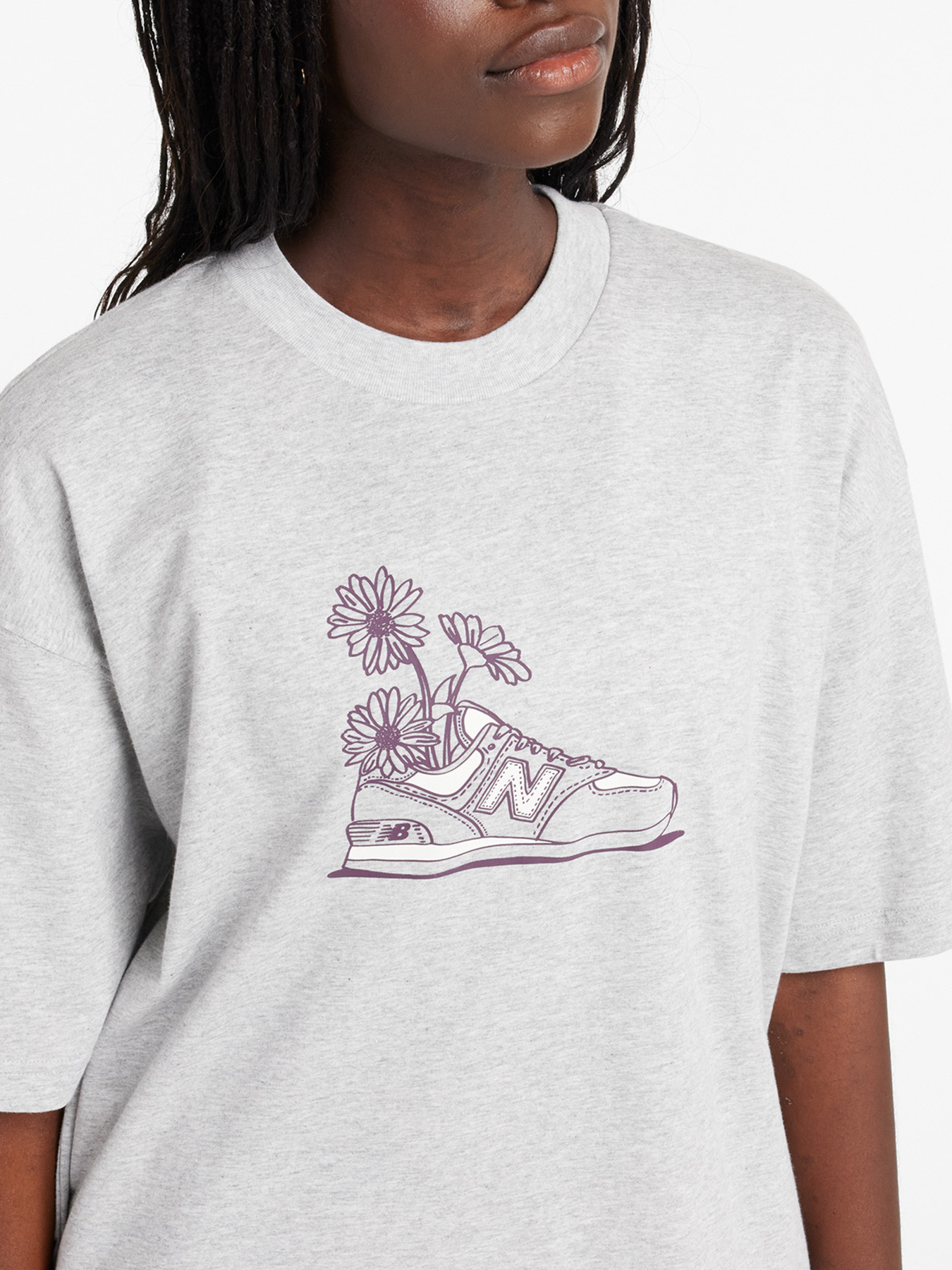 Футболка New Balance Flower модель WT43556AG Фото